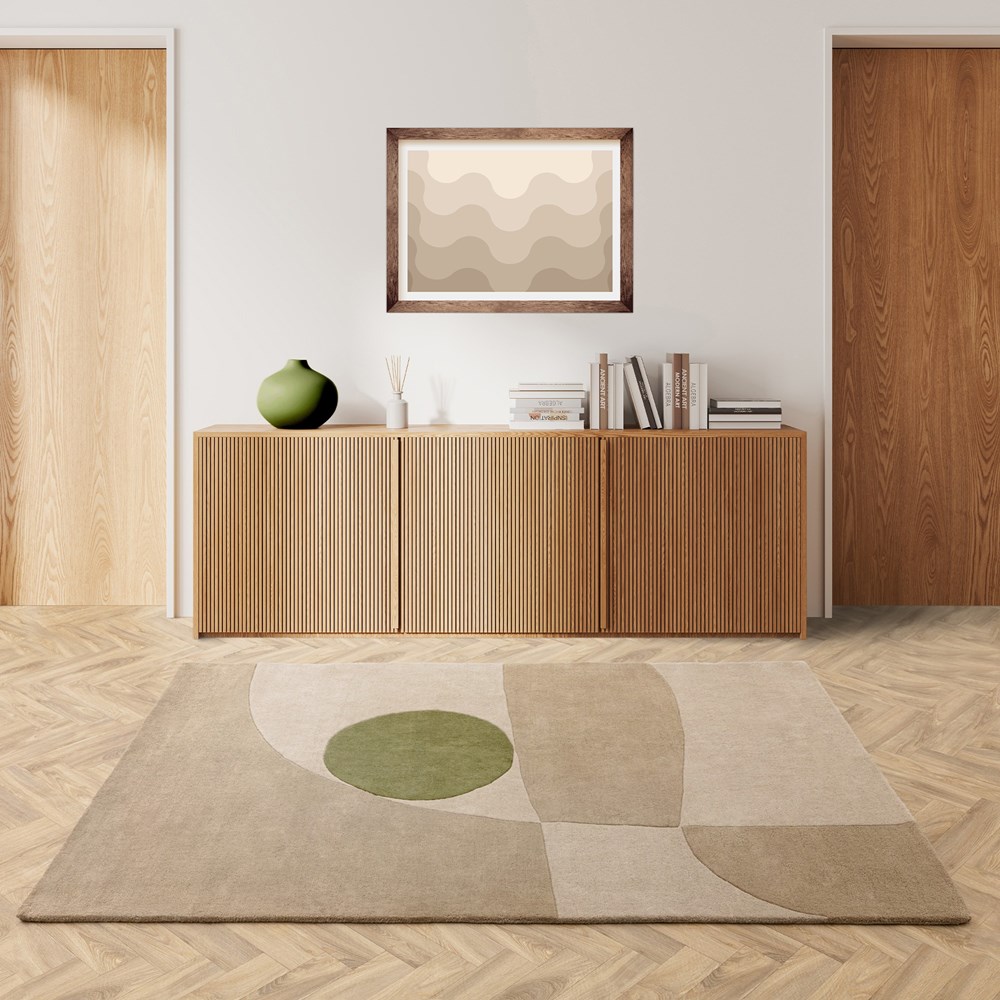 Reef Horizon RF31 Modern Geometric Rug in Neutral